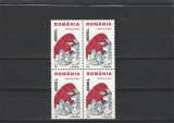 ROMANIA 2004 LP 1630 SFINTELE PASTI BLOC DE 4 TIMBRE MNH