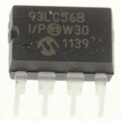 IC EEPROM SERIAL 2K, DIP-8 93LC56B-I/P MICROCHIP