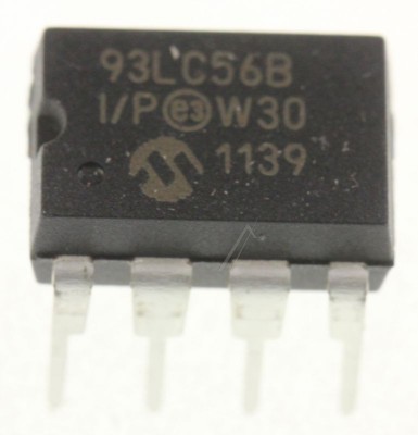IC EEPROM SERIAL 2K, DIP-8 93LC56B-I/P MICROCHIP foto