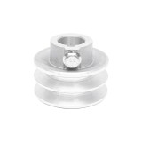 Fulie cu 2 caneluri pentru ax de 25 mm, diametru exterior 70 mm