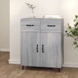 vidaXL Servantă, gri sonoma, 69,5x34x90 cm, lemn prelucrat