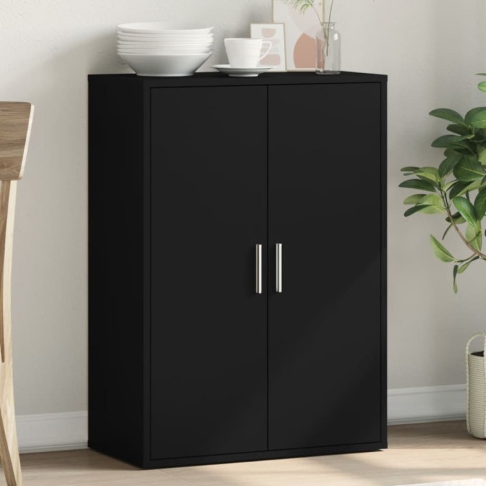 vidaXL Dulap, negru, 60x31x84 cm, lemn prelucrat 840486