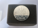 Austria 100 Schilling 1979 Argint 24 grame, Europa