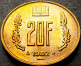 Cumpara ieftin Moneda 20 FRANCI - LUXEMBURG, anul 1982 * cod 1129, Europa