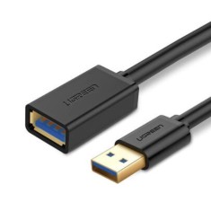CABLU USB Ugreen prelungitor, &quot;US129&quot; USB 3.0 (T) la USB 3.0(M), 1m, negru, &quot;10368&quot;