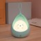 Lampa de veghe portabila cu 2 moduri de functionare flippy, silicon non-toxic, reincarcabila usb, senzor miscare, albastru, iepuras