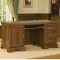 Birou VMB, clasic, 3 sertare, usa, polita tastatura, Pal Melaminat, insertii MDF, Nuc