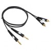 CABLU 2 RCA - 2 JACK 6.35 MONO 3M, BST