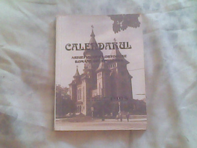 Calendarul Arhiepiscopiei Ortodoxe Romane din Timisoara 1995 foto