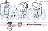 Vas de expansiune racire Volvo S80 II, V70 III, XC60 I SUV, XC70 I Cross Country, XC70 II Motor 2.4 D, 2.4 D / D4 AWD, D5, D5 AWD, OE 30645813