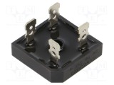 Punte redresoare monofazată Urmax 1kV 25A 350A MBR-25 DC COMPONENTS