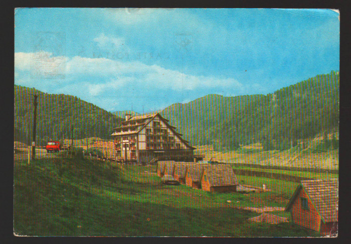 CPIB 21577 - CARTE POSTALA - JUD. ARGES, VALEA CAPRA. CABANA CUMPANA