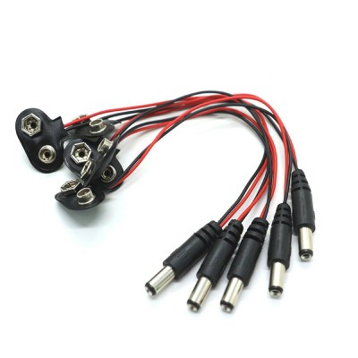 Mufa baterie 9V + conector, set 5 bucati foto