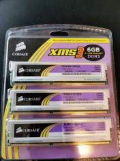 Memorie RAM Corsair kit TR3X6G1333C9 Platinum 1333 Mhz 3x2GB latentaC9 foto