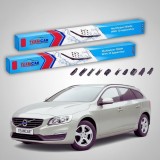Cumpara ieftin Ștergătoare Volvo V60 I Facelift 2015-2018 | Set Față Flat &ndash; TeamCar&reg;