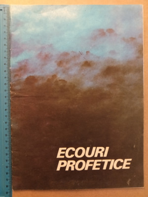 Ecouri profetice - 1990 Anul I Nr. 1 - revistă periodică religie credință foto