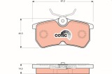 TRW GDB1354 COTEC set placute frana,frana disc