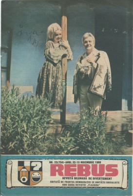 Revista Flacara Rebus nr. 22 / 15 noiembrie 1988 foto