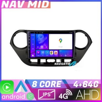 Navigatie Hyundai I10 2013 2019 KIT HY38 EDOTEC-LITE Android Ecran 720P Octa Core 4 64 Carplay CarStore Technology foto