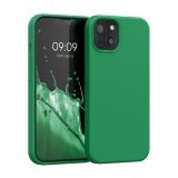 Husa pentru Apple iPhone 13, Silicon, Verde, 55878.227, kwmobile, Carcasa