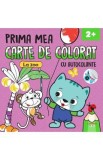 Prima mea carte de colorat: La zoo. Cu autocolante, Autor Anonim