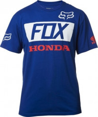 Tricou Fox Honda Basic culoare albastru marime XL Cod Produs: MX_NEW 18984002XLAU foto