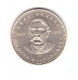 Moneda Ungaria 20 forint/forinti 2003 De&aacute;k Ferenc, cu luciu, Europa, Cupru-Nichel