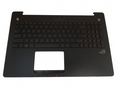 Carcasa superioara cu tastatura iluminata palmrest Laptop, Asus, R552, R552J, R552JK, R552JV, R552L, R552LF foto