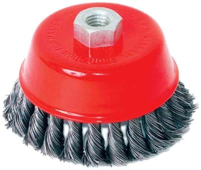 Perie circulara tip cupa cu toroane pentru flex 100 mm foto