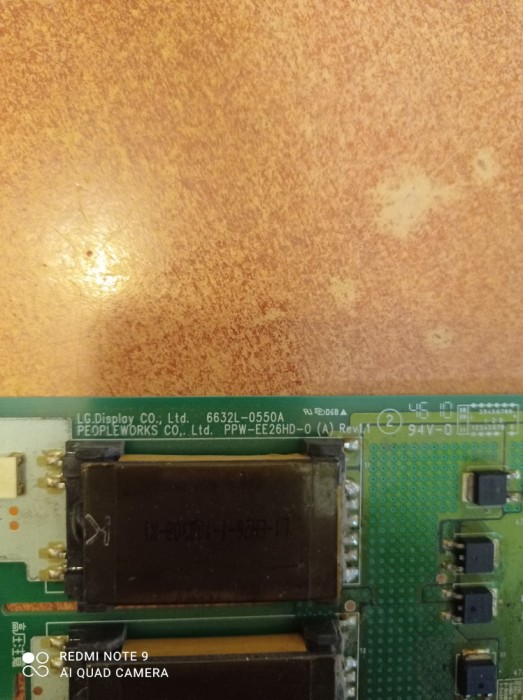 PPW-EE26HD-0 A REV1.1 Inverter Board 6632L-0550A