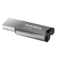 MEMORIE USB 2.0 ADATA 32 GB, clasica, carcasa metalica, argintiu, &quot;AUV250-32G-RBK&quot; (timbru verde 0.03 lei)