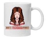 Cana alba personalizata &quot;fecioara&quot;, INOVATIX&reg;. 330ml, Oem