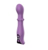 Vibrator Wish, Ecran LCD, 27 Moduri Stimulatoare, Silicon, USB Magnetic, Mov, 18 cm, Mokko Toys