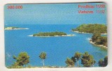 bnk card Cartele telefonice - Albania - Ksamil Islands - 50 impulsuri