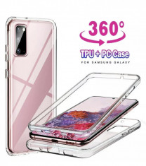 Husa CRYSTAL cu protectie 360? fata + spate Samsung Galaxy S20 FE 5G foto