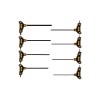 56649 VOREL Set 8 chei hexagonale Allen cu maner T