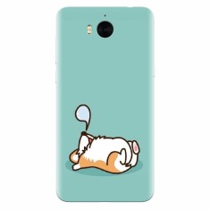 Husa silicon pentru Huawei Y5 2017, Cute Corgi