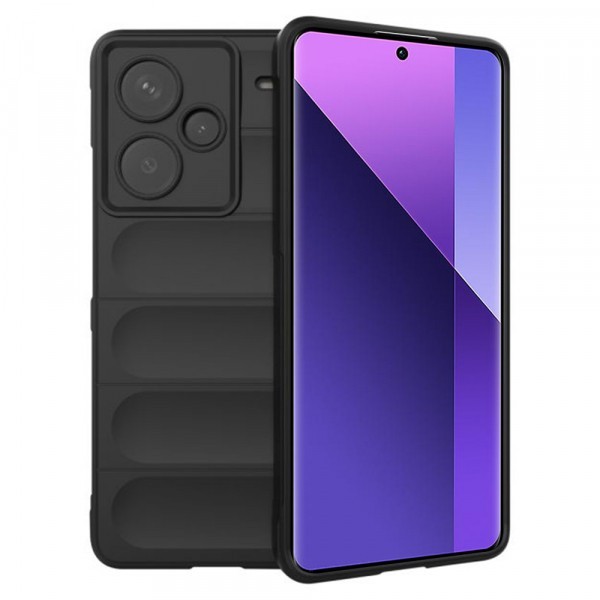 Husa pentru Xiaomi Redmi Note 13 Pro, Techsuit, Magic Shield, Neagra