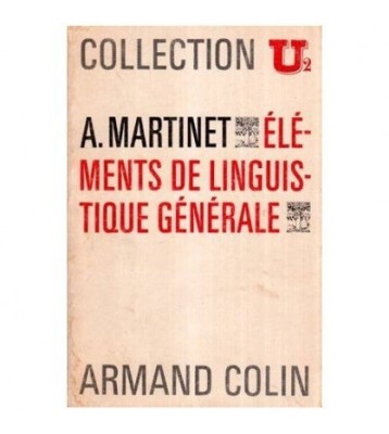 Andre Martinet - Elements de linguistique generale - 115206 foto