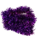 Cumpara ieftin Beteală Brad Mov Ondulată, PVC, &Oslash; 10 cm, 2 m