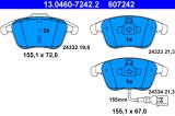 ATE 13.0460-7242.2 set placute frana,frana disc