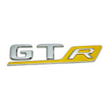 Emblema GTR spate portbagaj Mercedes, chrom cu galben, Mercedes-benz
