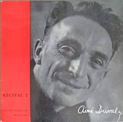 Disc vinil, LP. Recital 2-AIME DUVAL-242439 foto