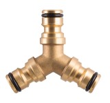 Racord Y metalic 3 cai 3/4 pentru furtun de gradina GF121