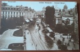Carte postala, Bucuresti Calea Victoriei Grand Hotel, 1929