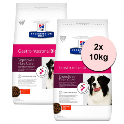 Hill&amp;amp;#039;s Prescription Diet Canine GI Biome 2 x 10 kg foto