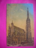 HOPCT 12967 BISERICA SF STEFAN-VIENA -AUSTRIA IN 1921 -STAMPILA-TIMBRU --CIRCULATA