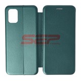 Husa Flip Cover Samsung Galaxy A51, Piele Ecologica, Protectie 360, Functie Stand, Sea Green