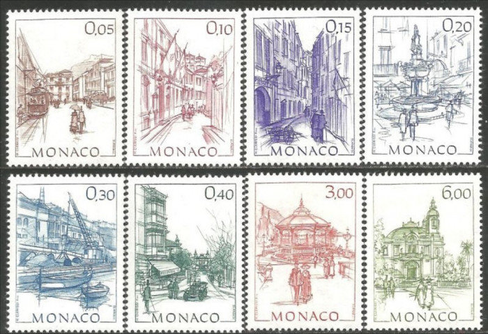 C4900 - Monaco 1984 - Arta 8v.neuzat,perfecta stare
