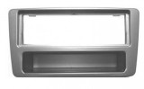 Rama Adaptoare Radio 1 DIN Honda Civic 2001-2003 Argintie cu Buzunar Clima Manuala